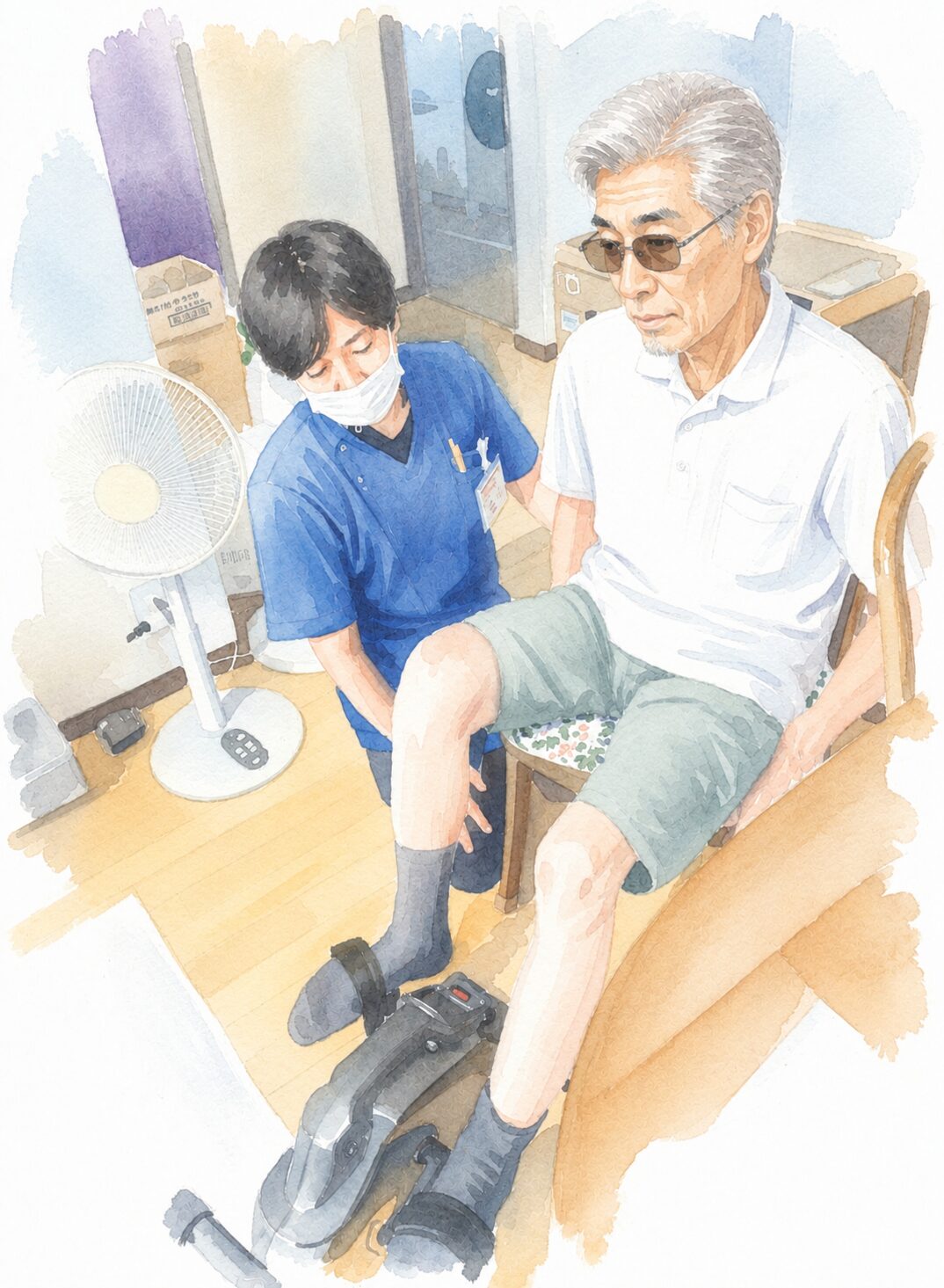 専門リハビリの様子